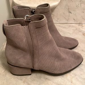 Splendid - suede heeled zip booties
